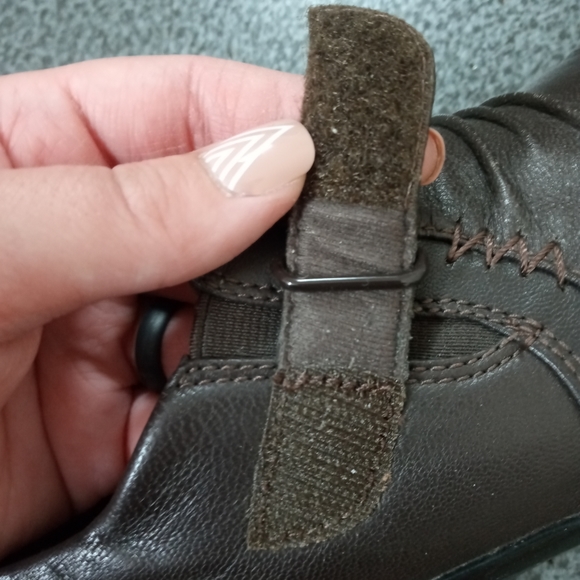 Clarks Collection Soft Cushion Brown Leather Comfy - Picture 10 of 11